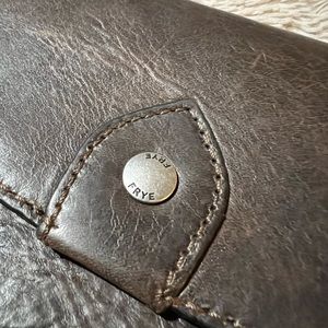 Frye Melissa Dark Brown Crossbody